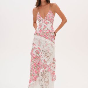 Rosalyn Maxi Dress — Pink