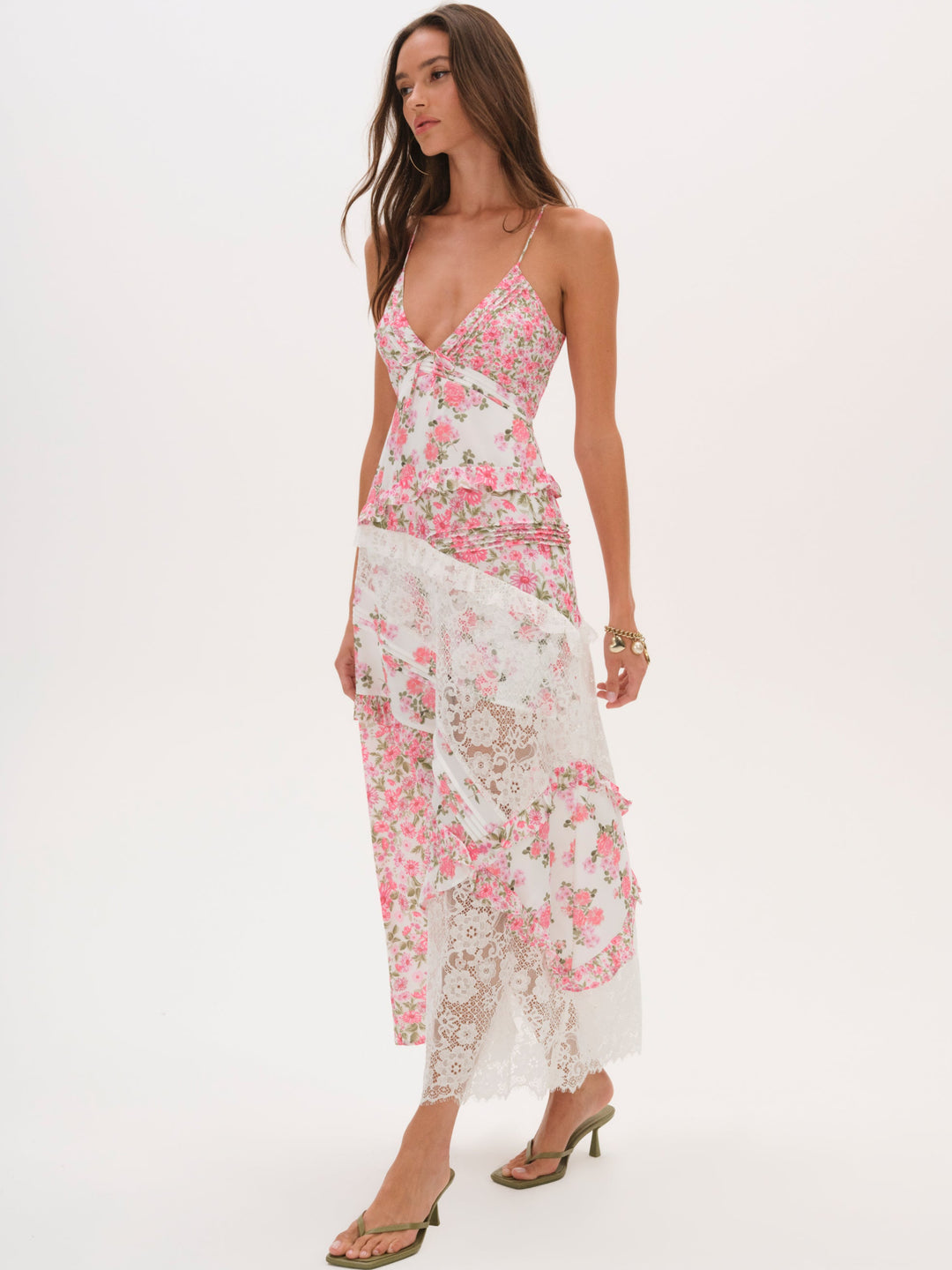 Rosalyn Maxi Dress — Pink - Image 5
