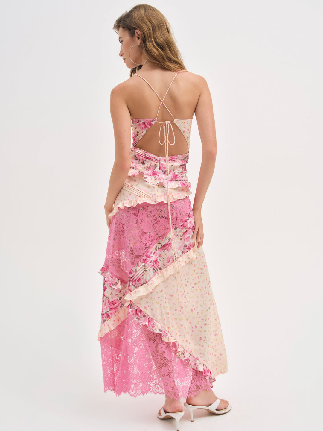Rosalyn Maxi Dress — Coral - Image 2