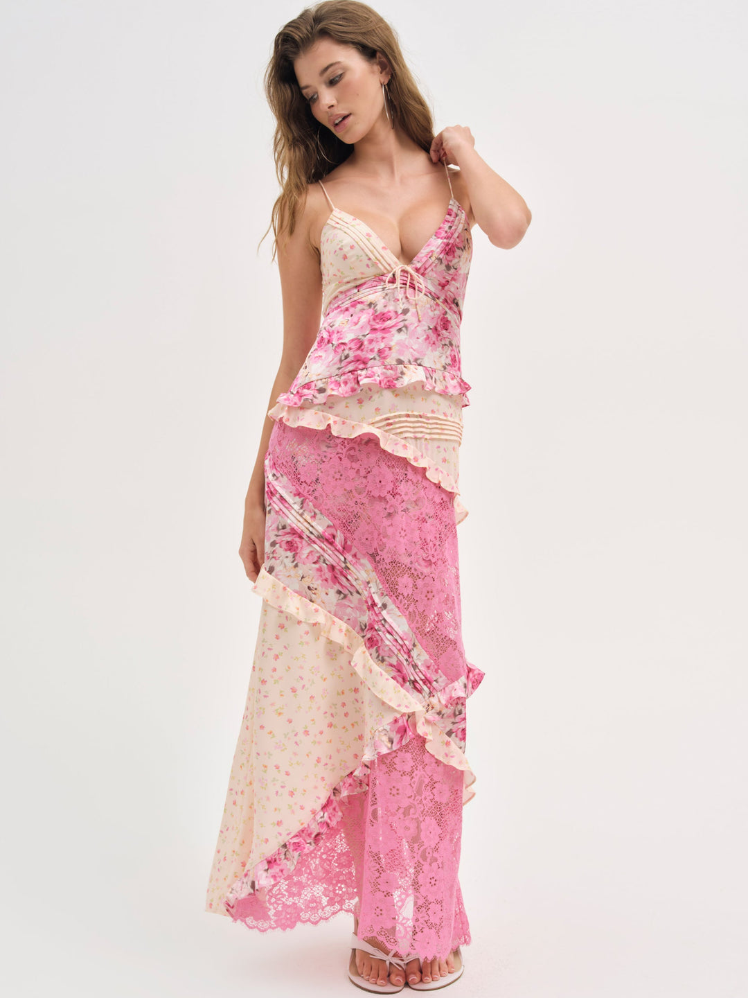 Rosalyn Maxi Dress — Coral - Image 4