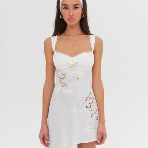 Claudia Mini Dress — White