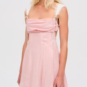 Holland Mini Dress — Pink