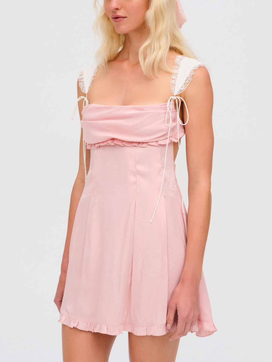 Holland Mini Dress — Pink