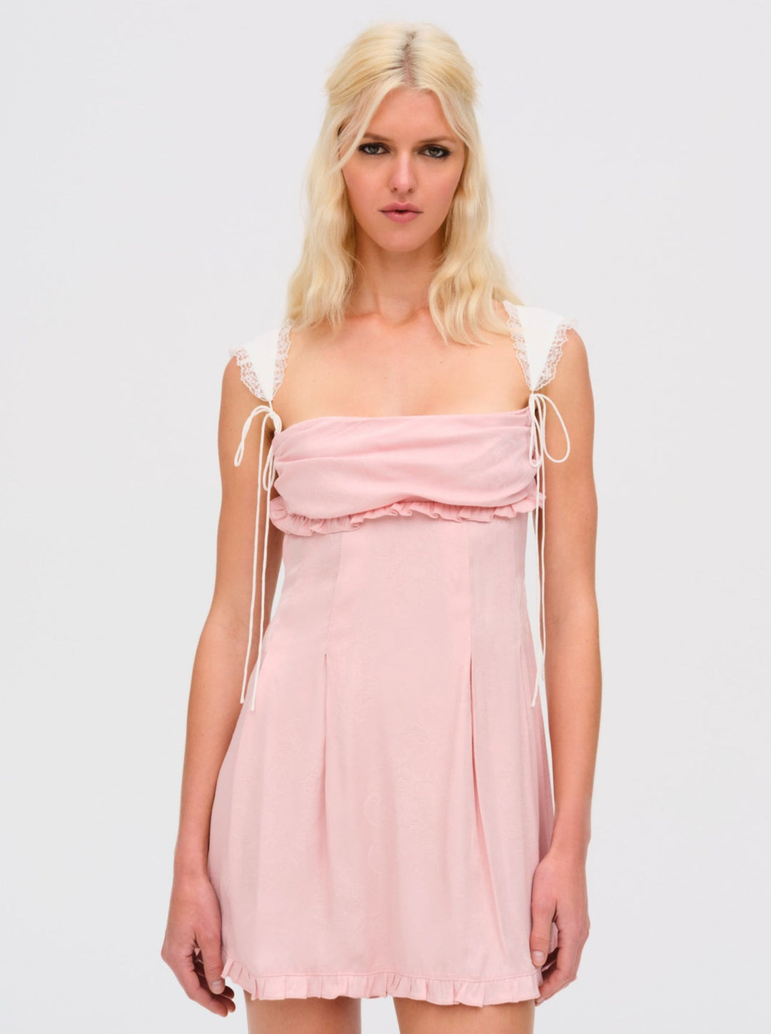 Holland Mini Dress — Pink - Image 3