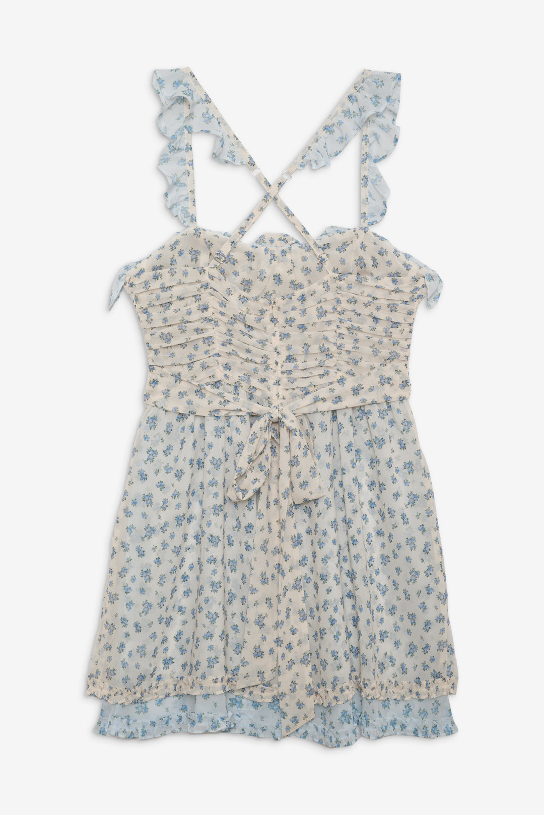 Chateau Mini Dress — Blue - Image 7