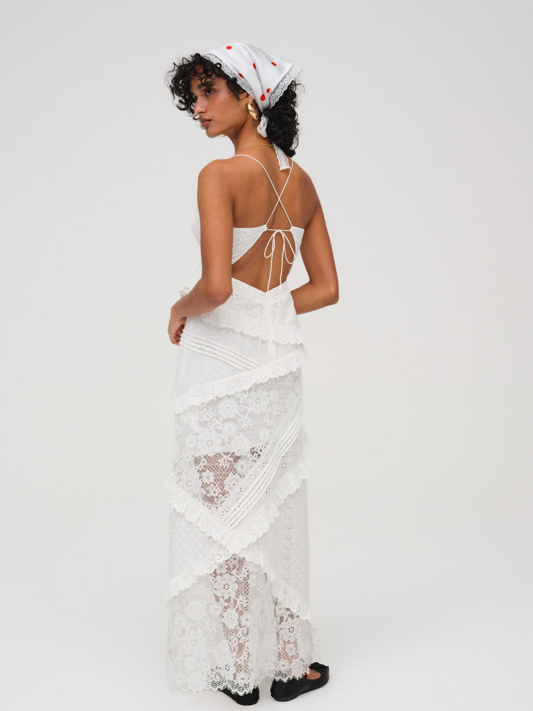 Rosalyn Maxi Dress — White - Image 2