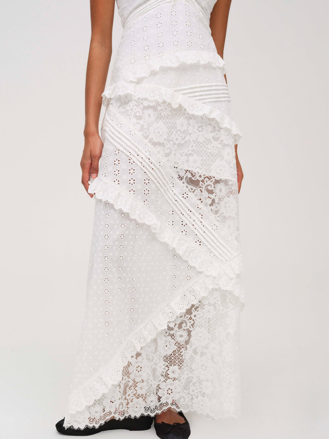 Rosalyn Maxi Dress — White - Image 3