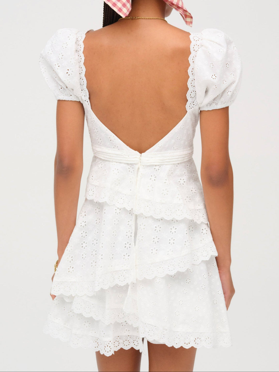 Rosalyn Mini Dress — White - Image 2