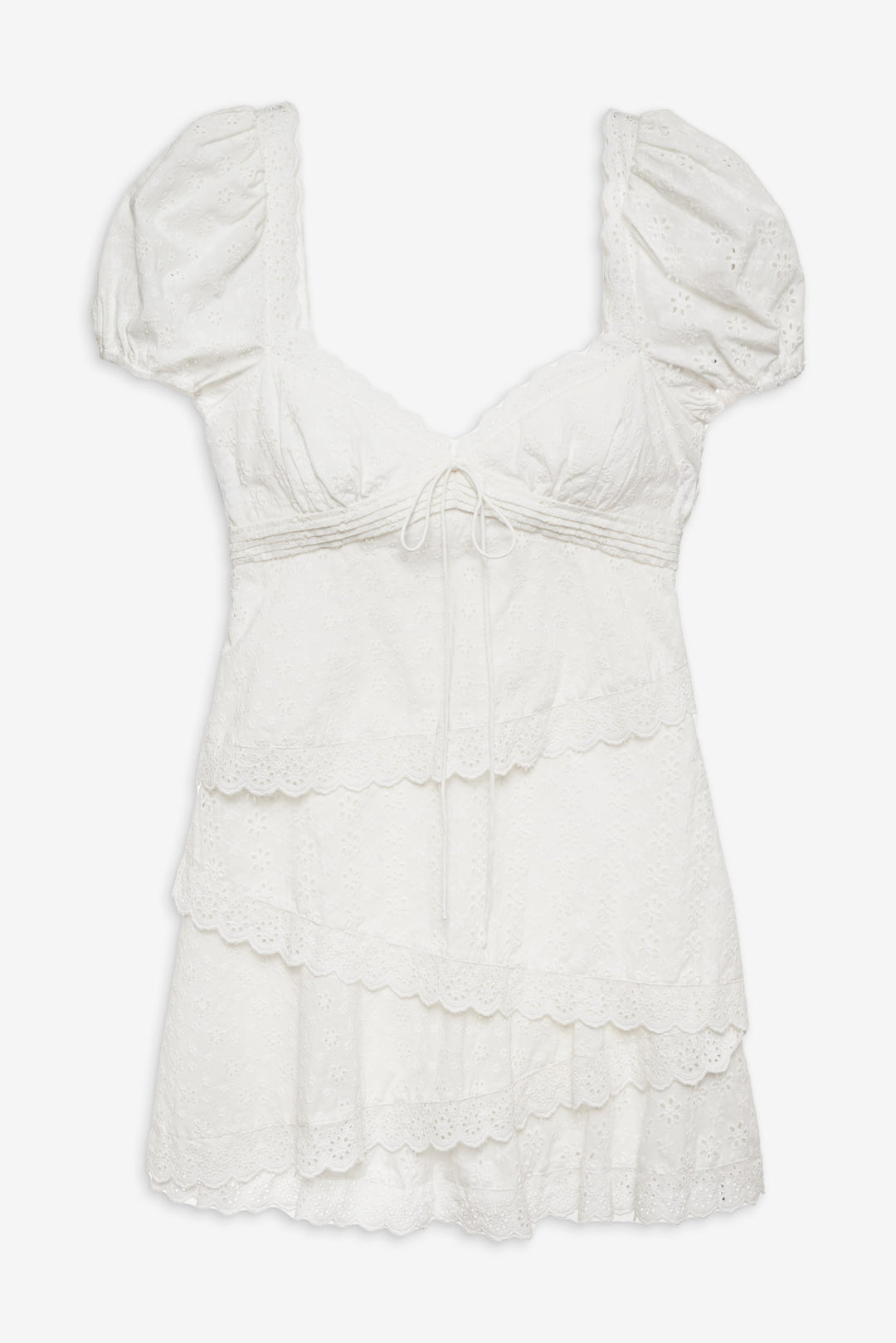 Rosalyn Mini Dress — White - Image 5
