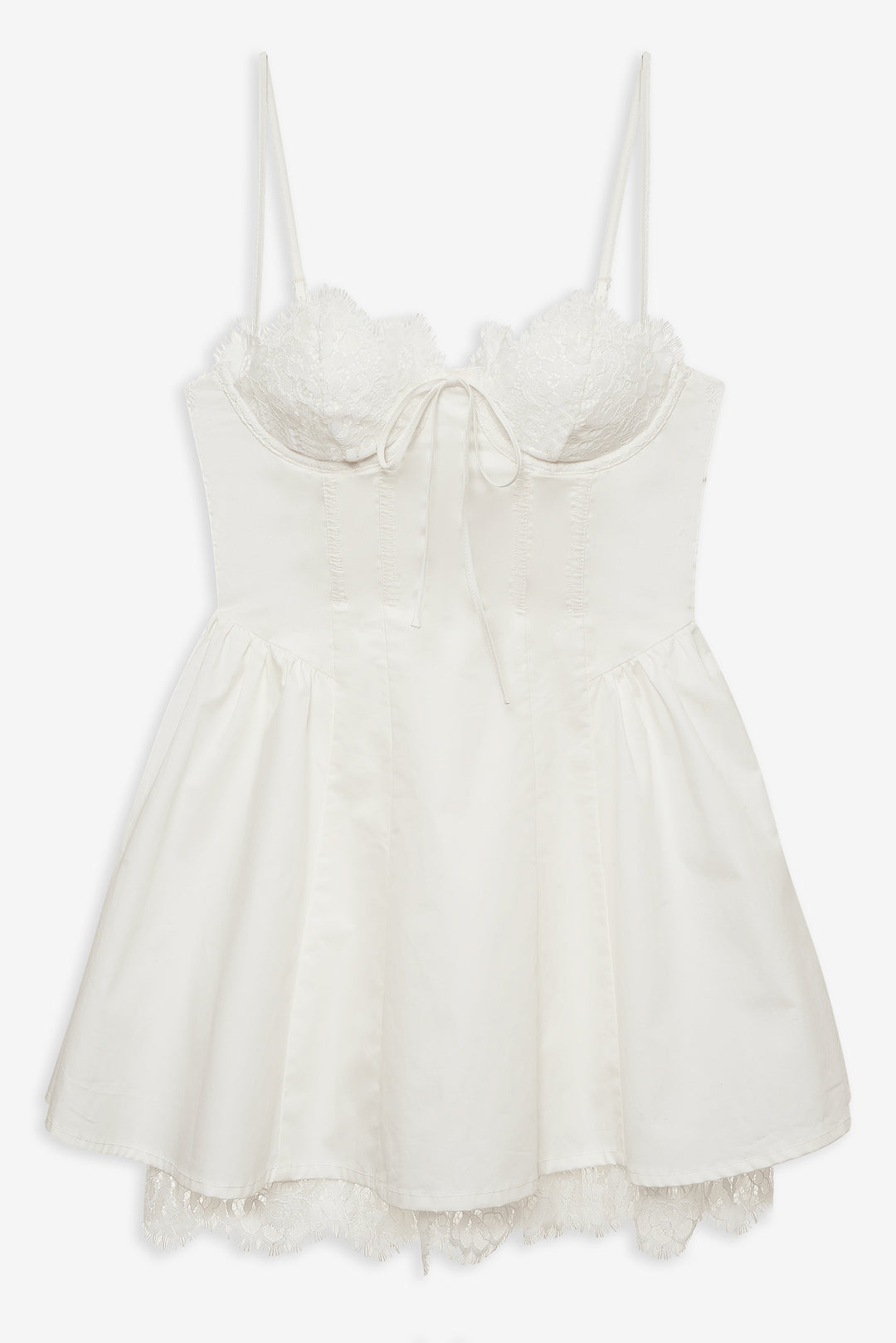 Shae Mini Dress — White - Image 5