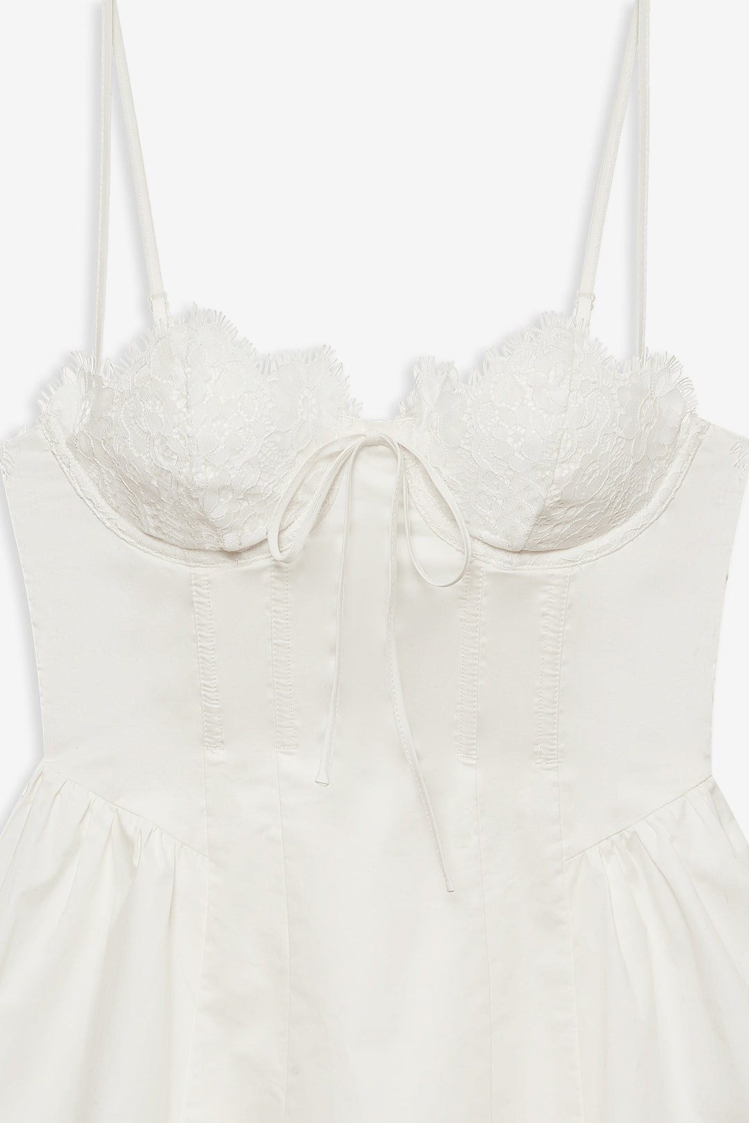 Shae Mini Dress — White - Image 6