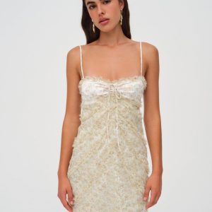 Chania Mini Dress — Yellow