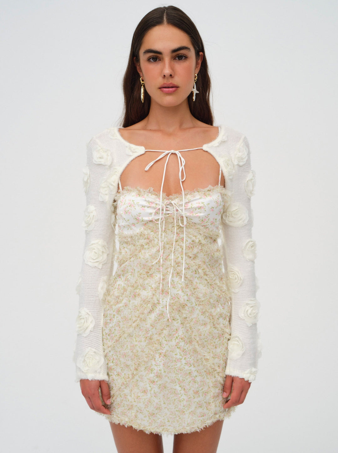 Chania Mini Dress — Yellow - Image 3