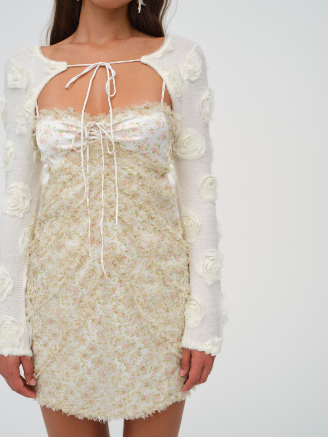 Chania Mini Dress — Yellow - Image 4