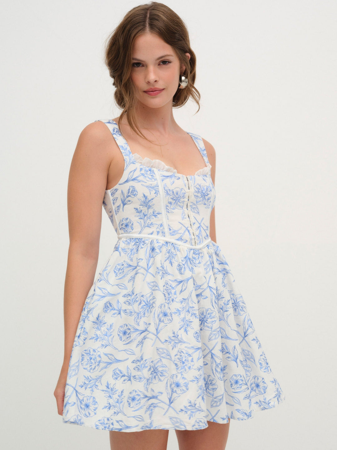 Maisie Mini Dress — Blue - Image 2