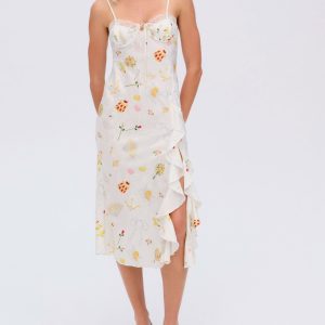 Chania Midi Dress — White