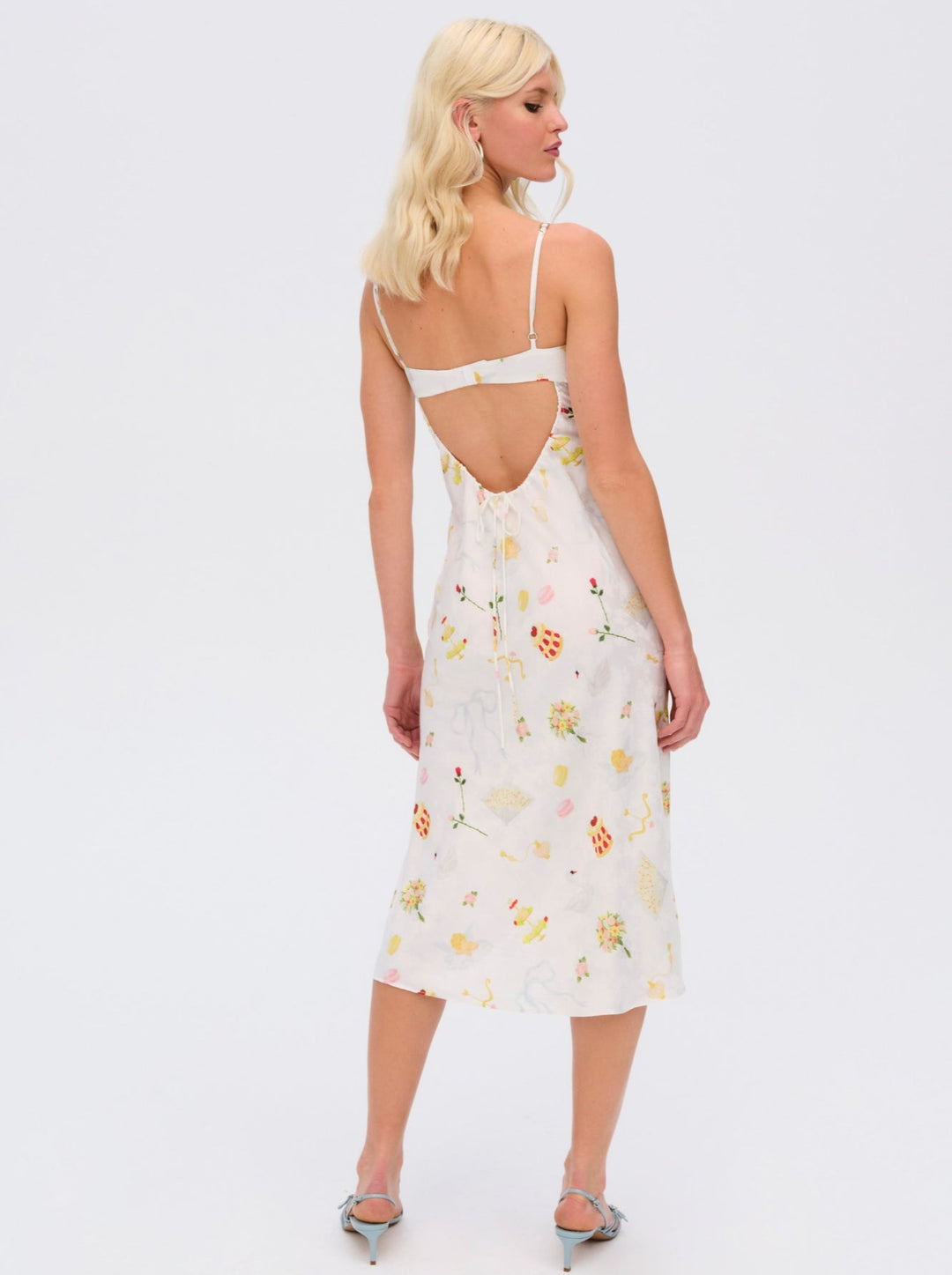 Chania Midi Dress — White - Image 2