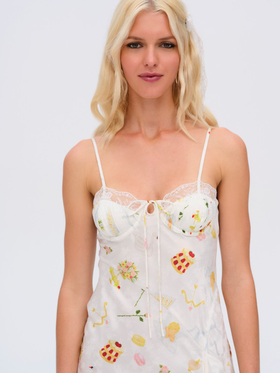 Chania Midi Dress — White - Image 4