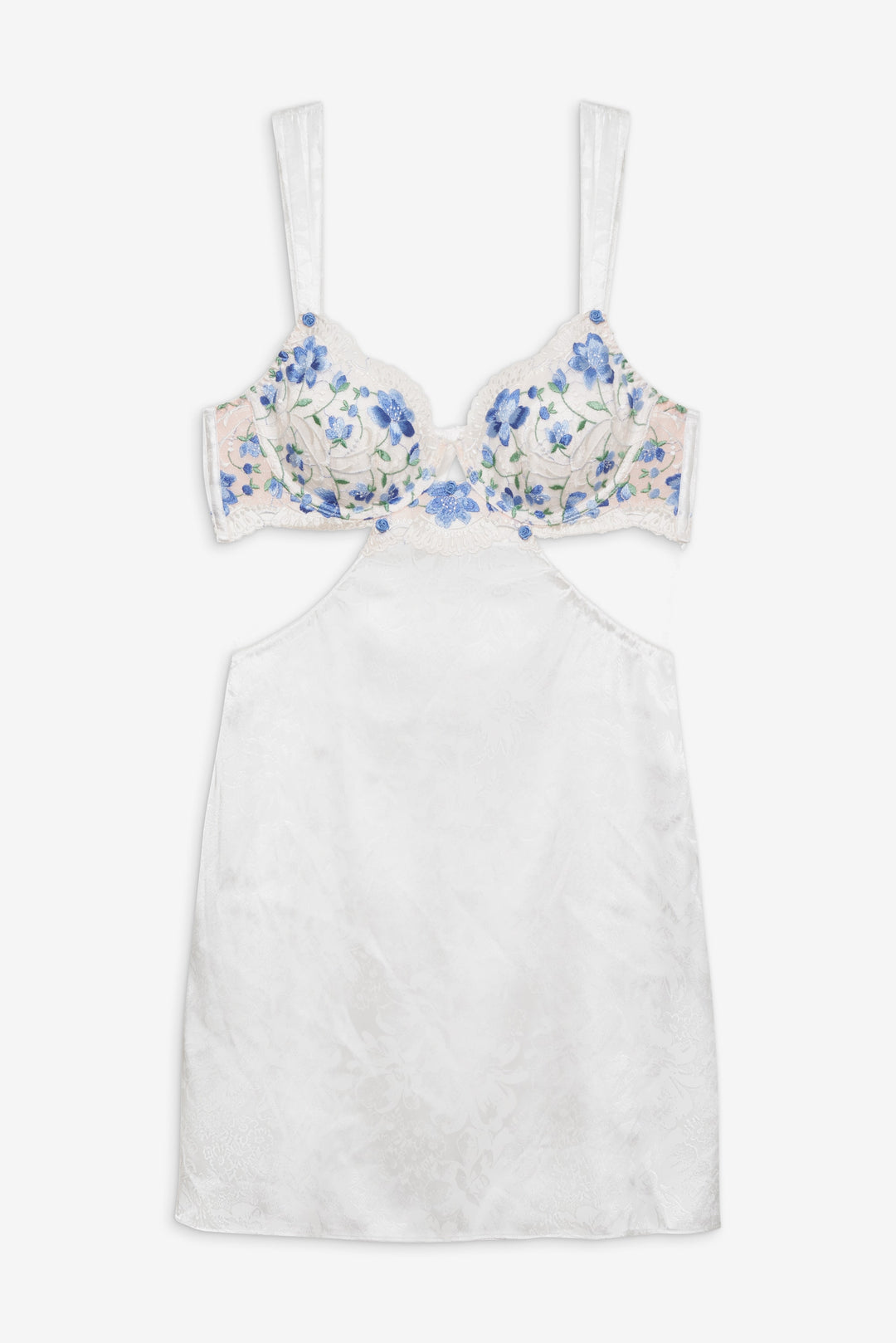 Festival Rose Slip Dress — Blue - Image 6