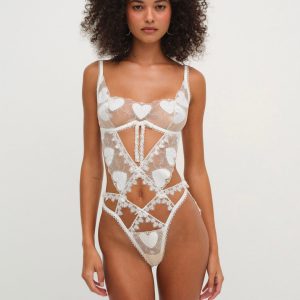 Pure Heart Teddy — White