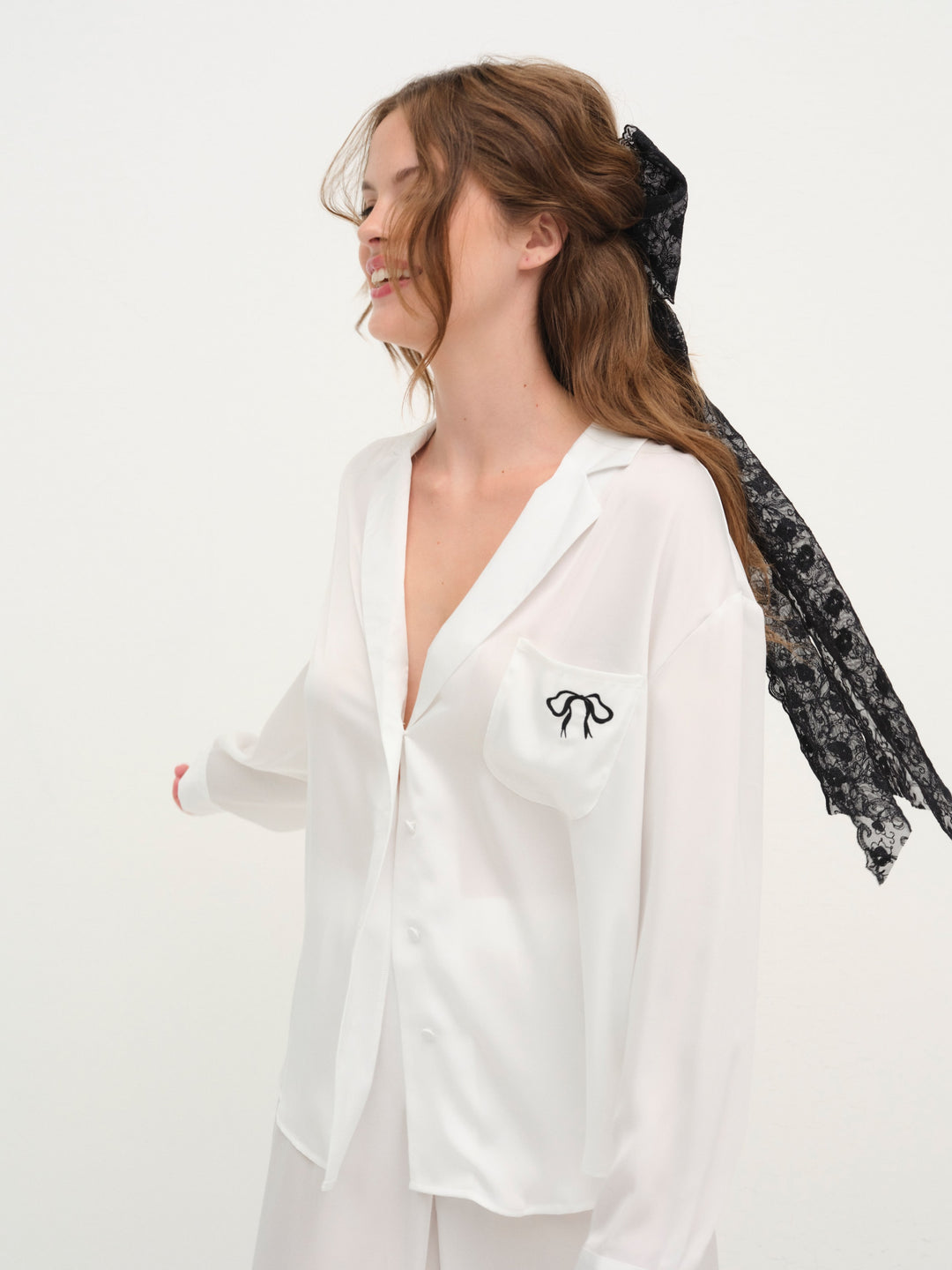 Everyday PJ Top — White - Image 4