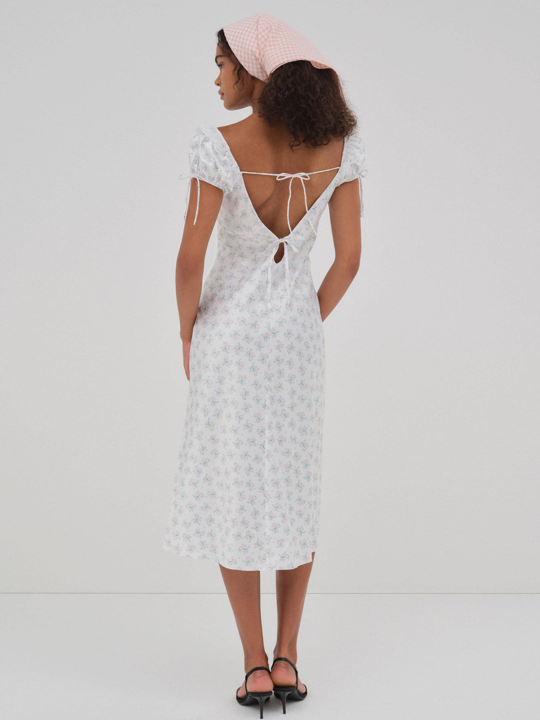 Sweet Escape Midi Slip Dress — White - Image 2