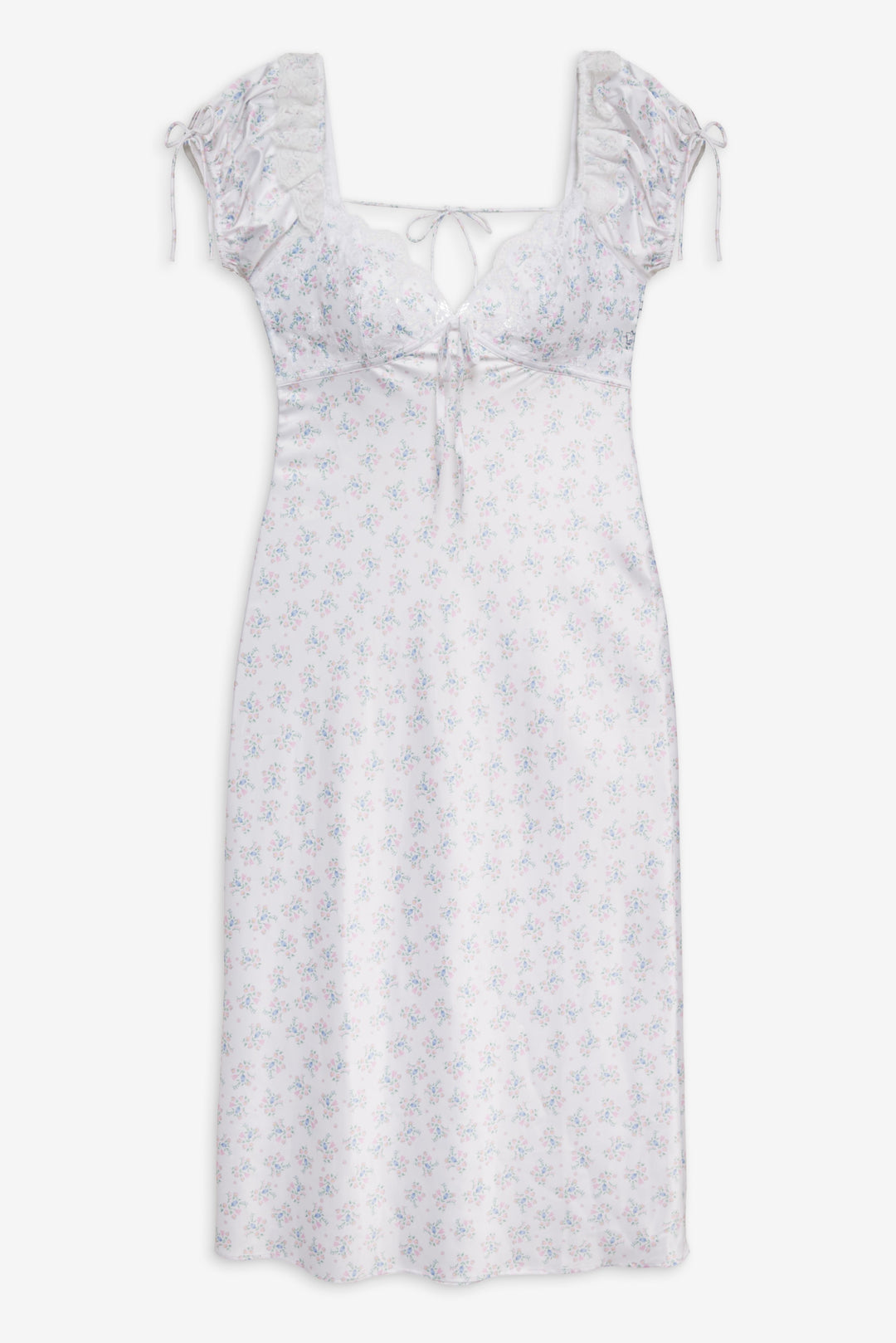 Sweet Escape Midi Slip Dress — White - Image 5
