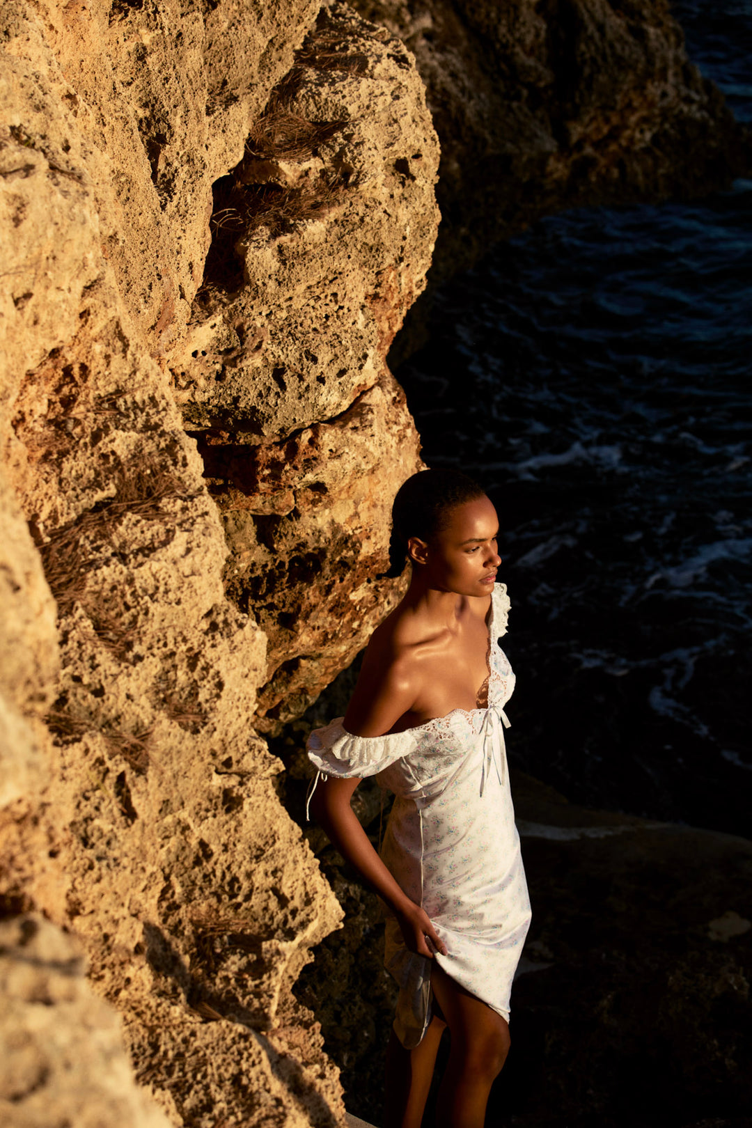 Sweet Escape Midi Slip Dress — White - Image 9