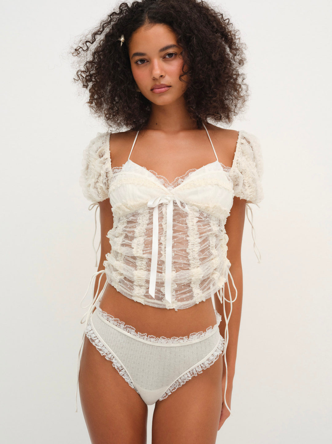 Romy Cheeky Panty — White - Image 3