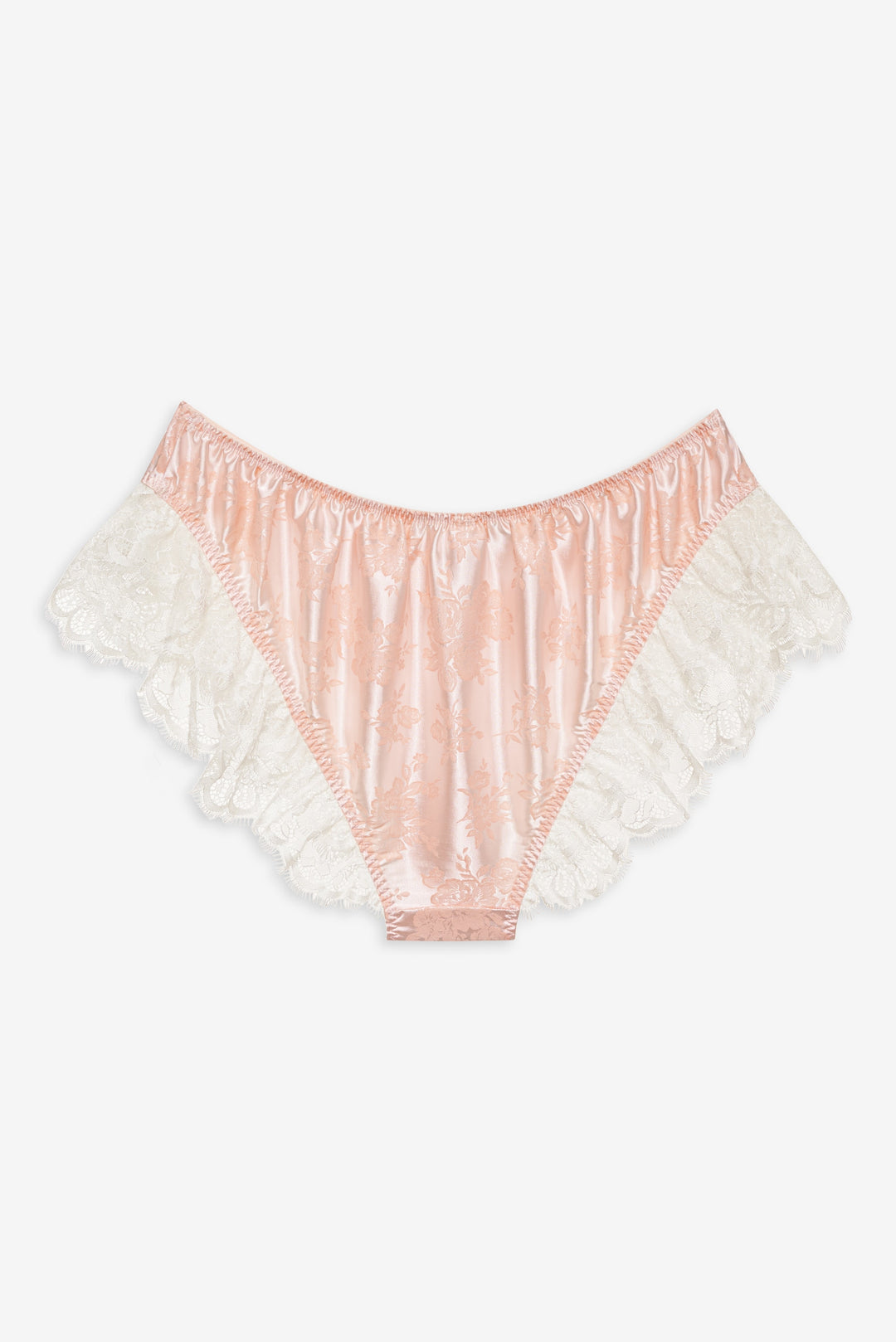 Audrey Jacquard Shorts — Peach - Image 5