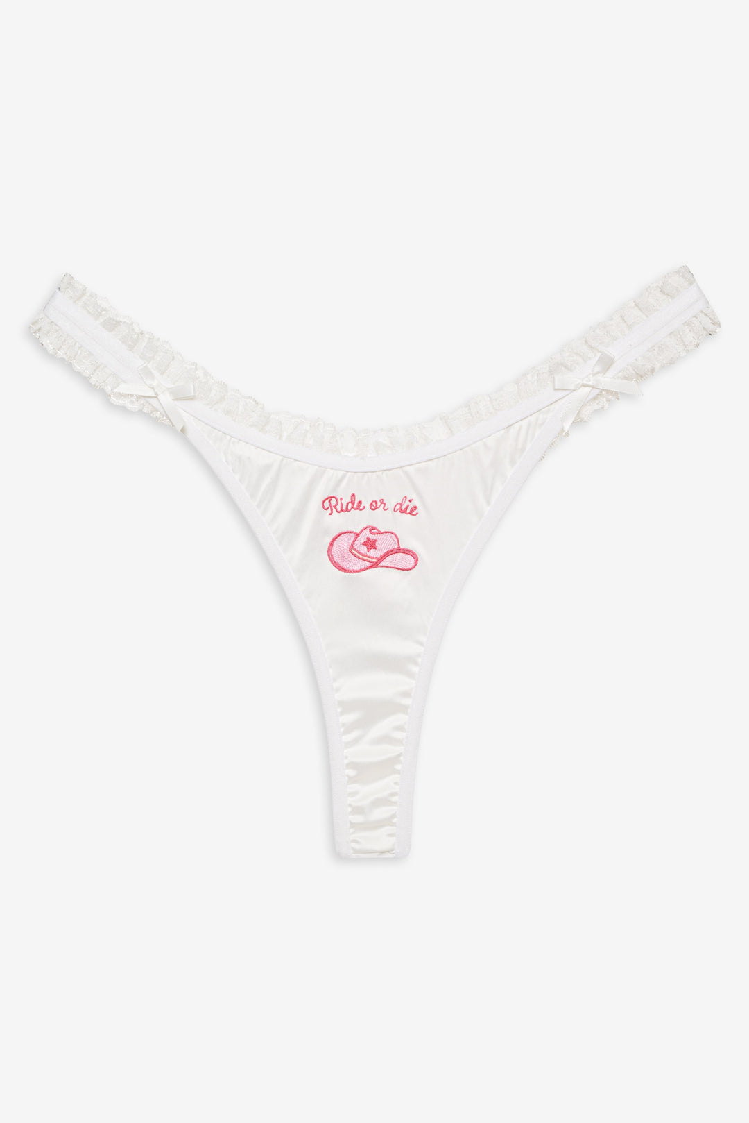 Bachelorette Thong Panty Pack — White - Image 5