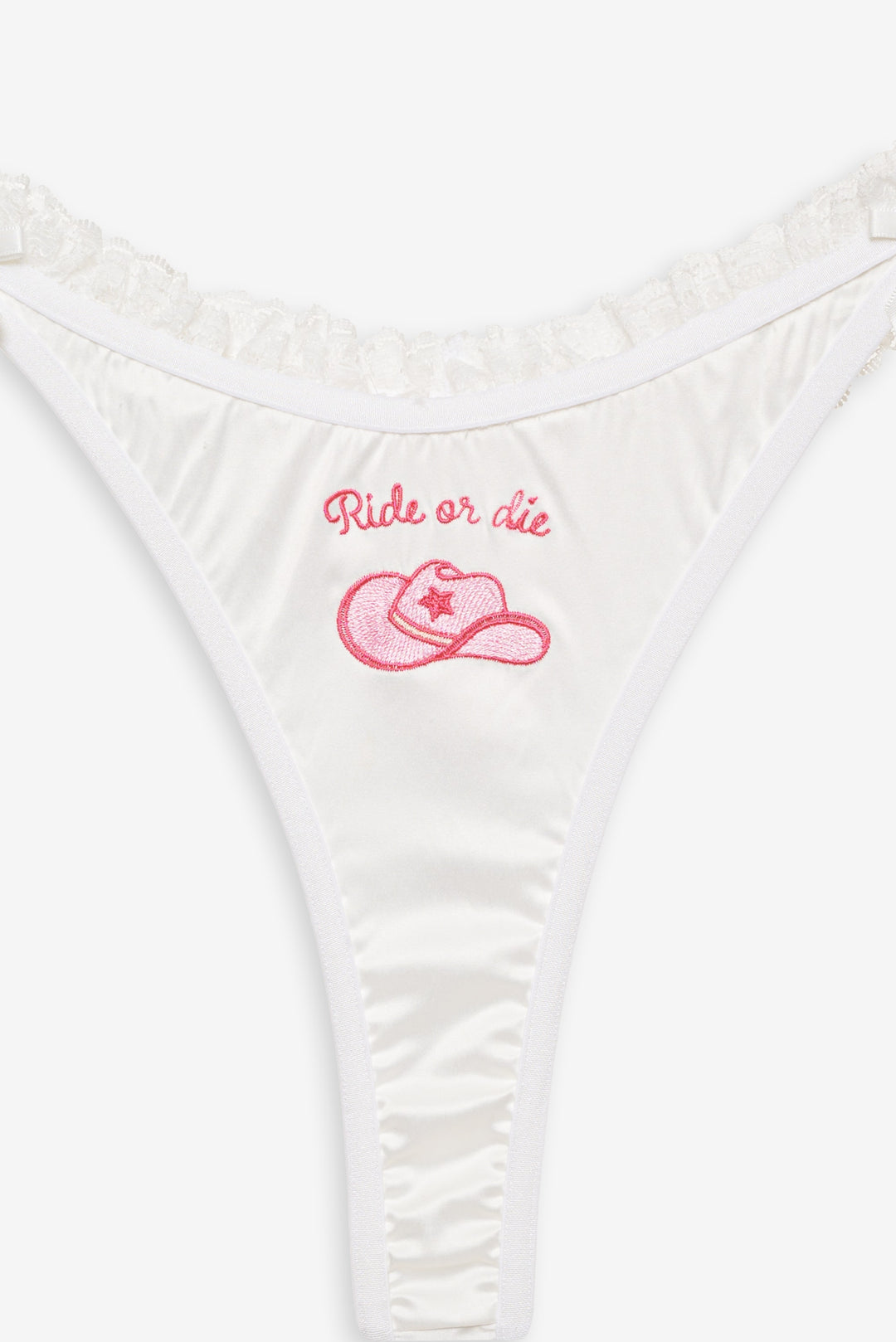 Bachelorette Thong Panty Pack — White - Image 6