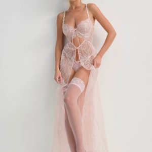 Camilla Maxi Slip Dress — Pink