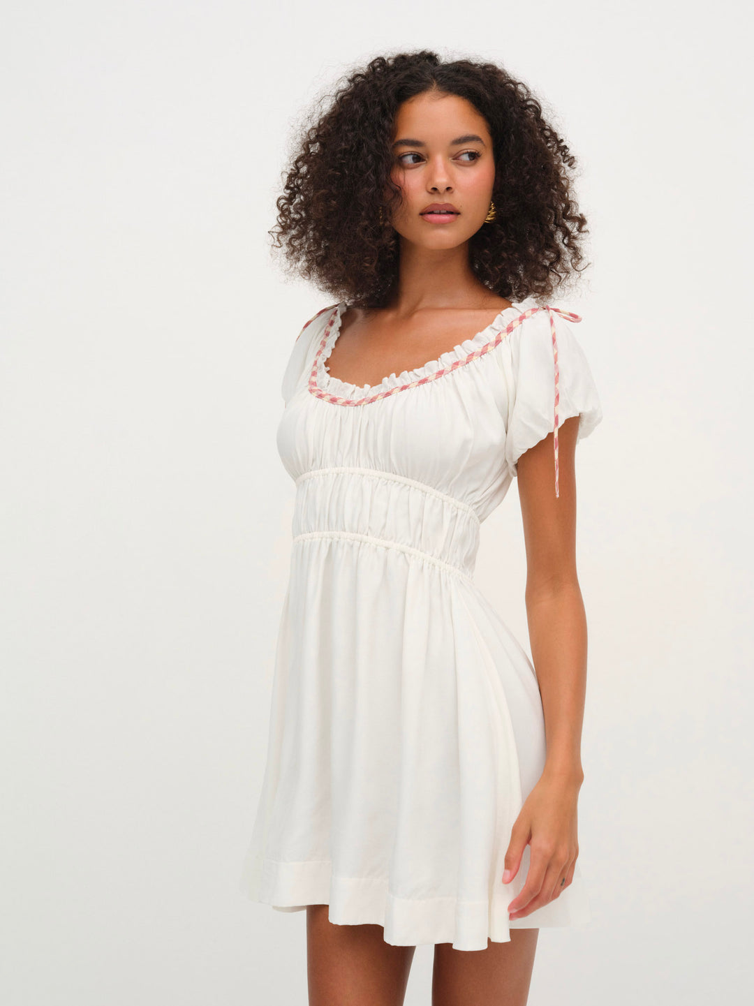 Georgia Corset Slip Dress — Red - Image 2