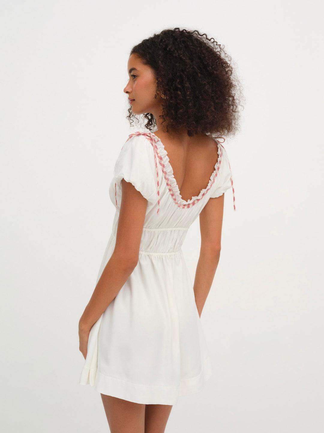 Georgia Corset Slip Dress — Red - Image 3