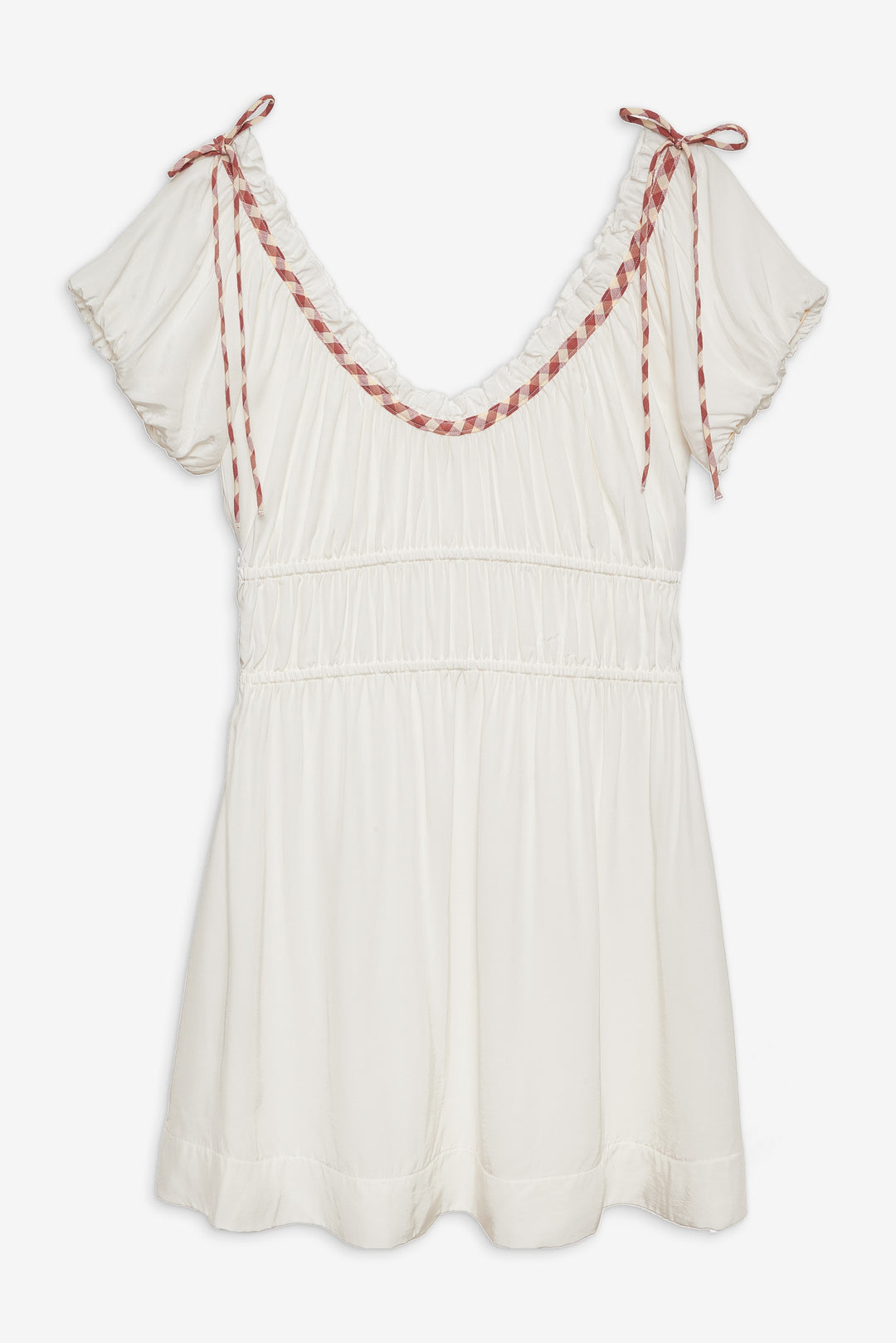Georgia Corset Slip Dress — Red - Image 6