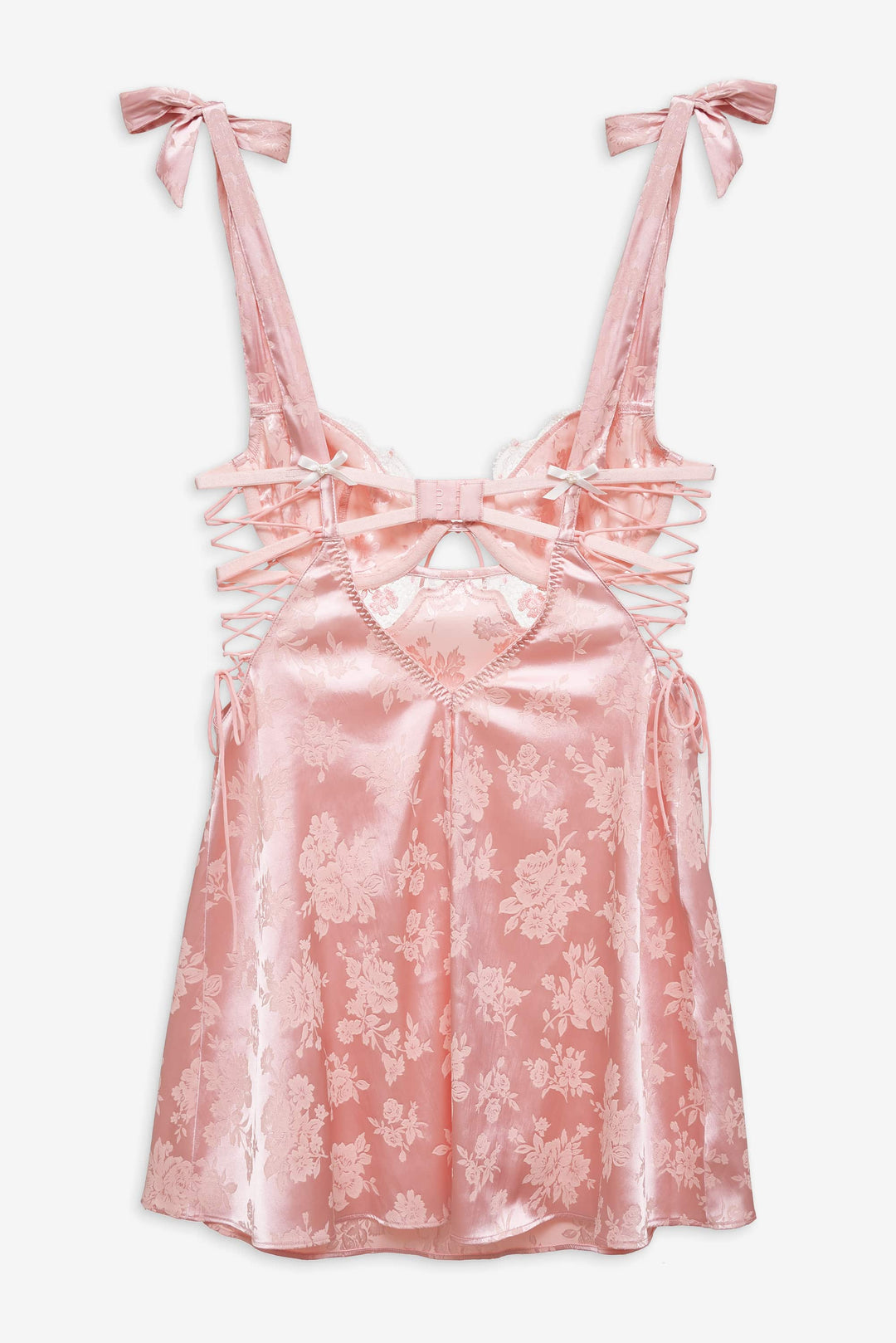 Le Fleur Slip Dress — Peach - Image 6