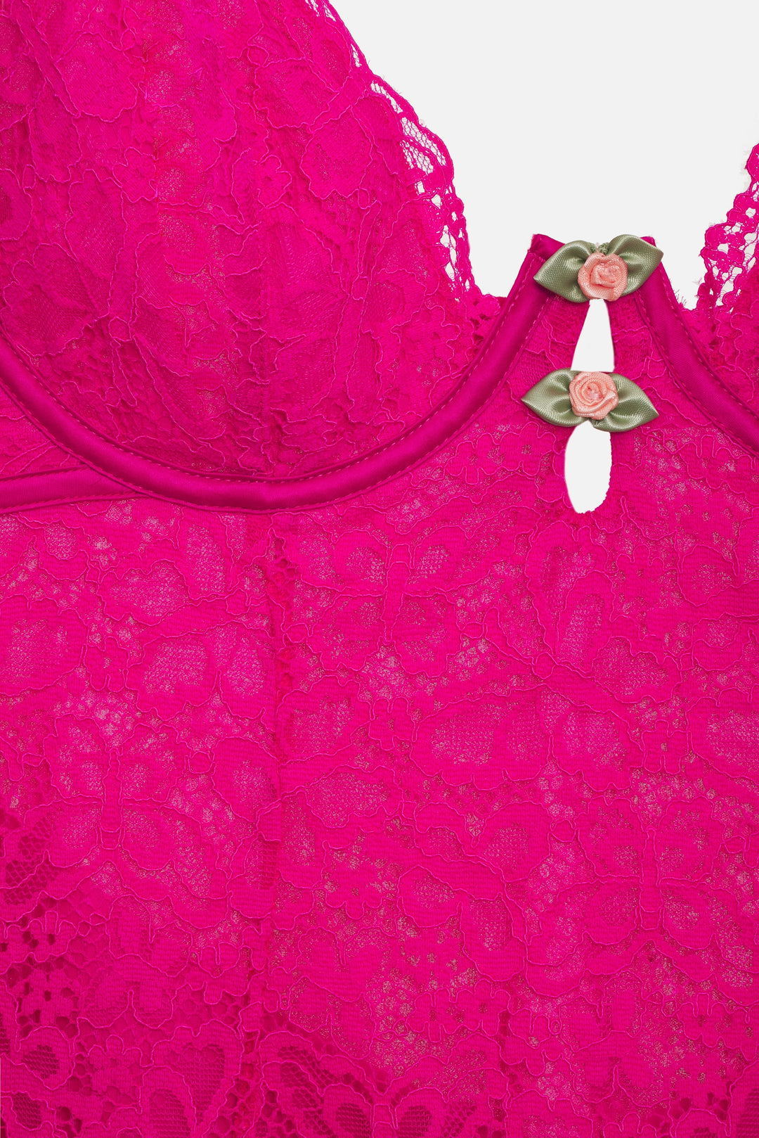 Creamsicle Lace Slip Dress — Pink - Image 5