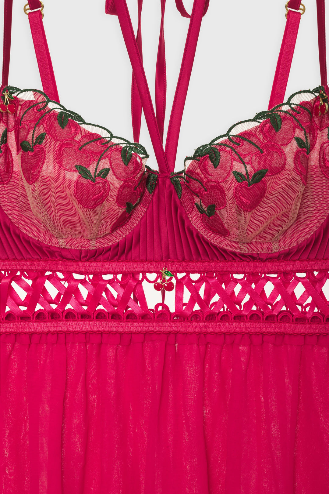 Cherie Slip Dress — Red - Image 10