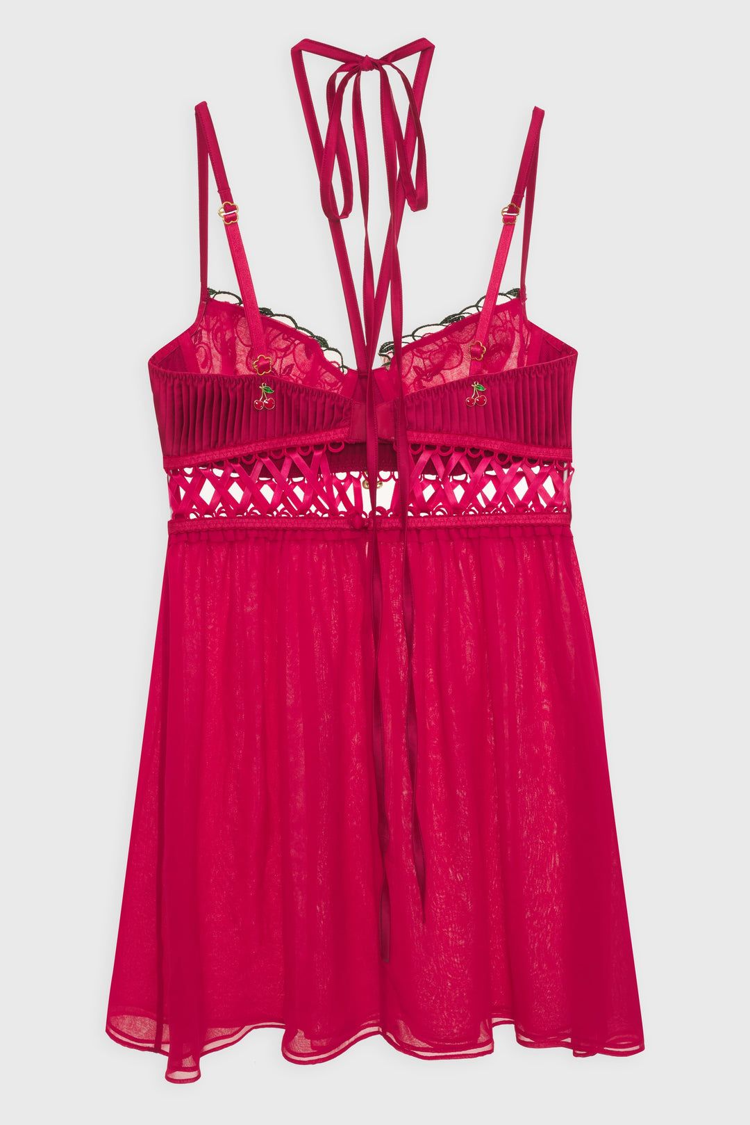 Cherie Slip Dress — Red - Image 12
