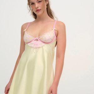 Sunny Bouquet Slip Dress — Multi Yellow