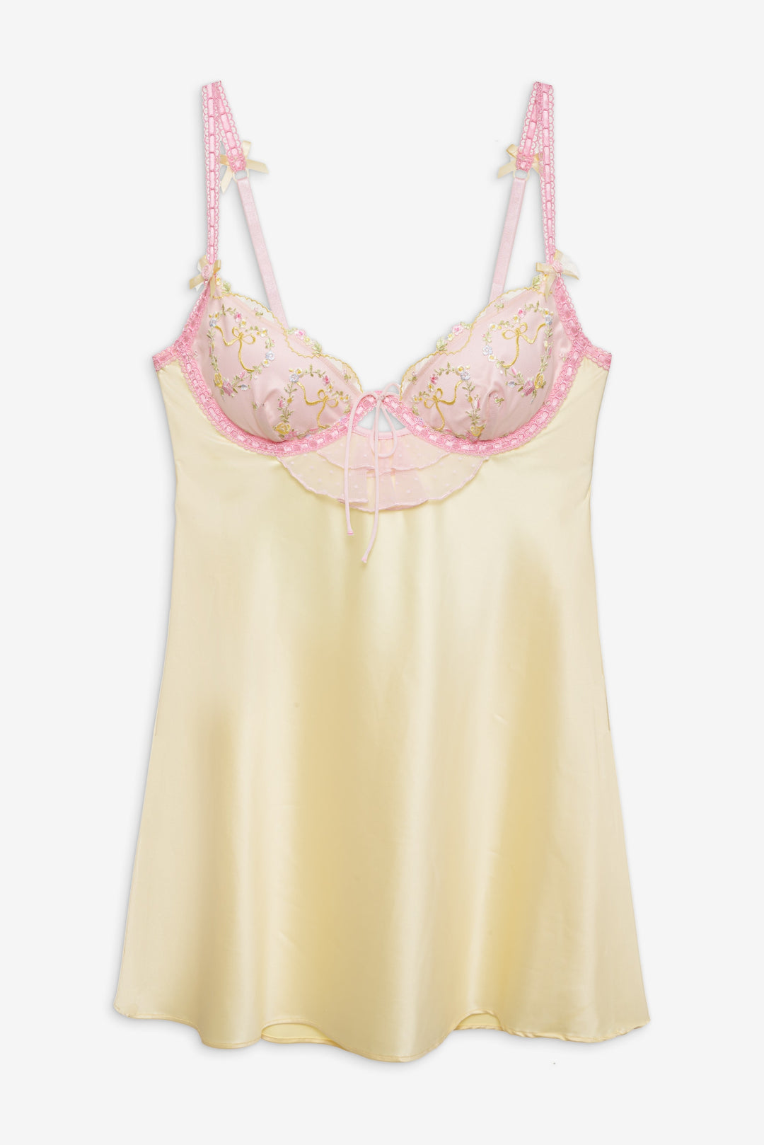 Sunny Bouquet Slip Dress — Multi Yellow - Image 5