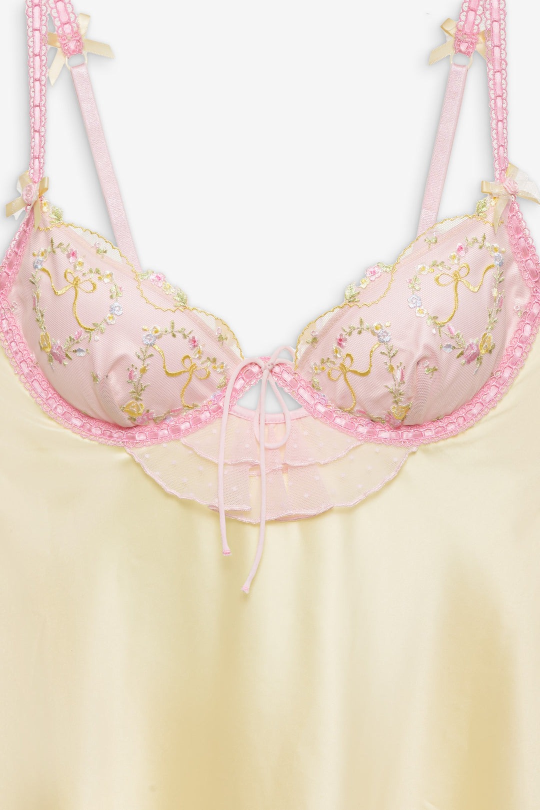 Sunny Bouquet Slip Dress — Multi Yellow - Image 6