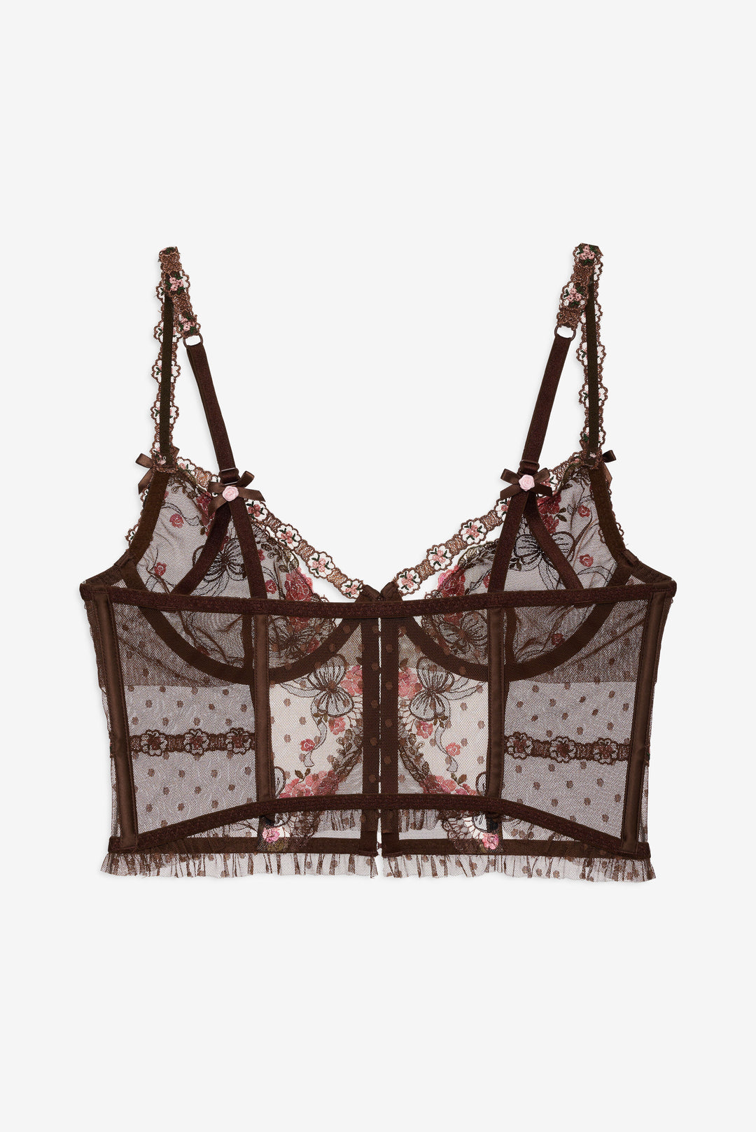 Runaway Bows Bustier — Brown - Image 7