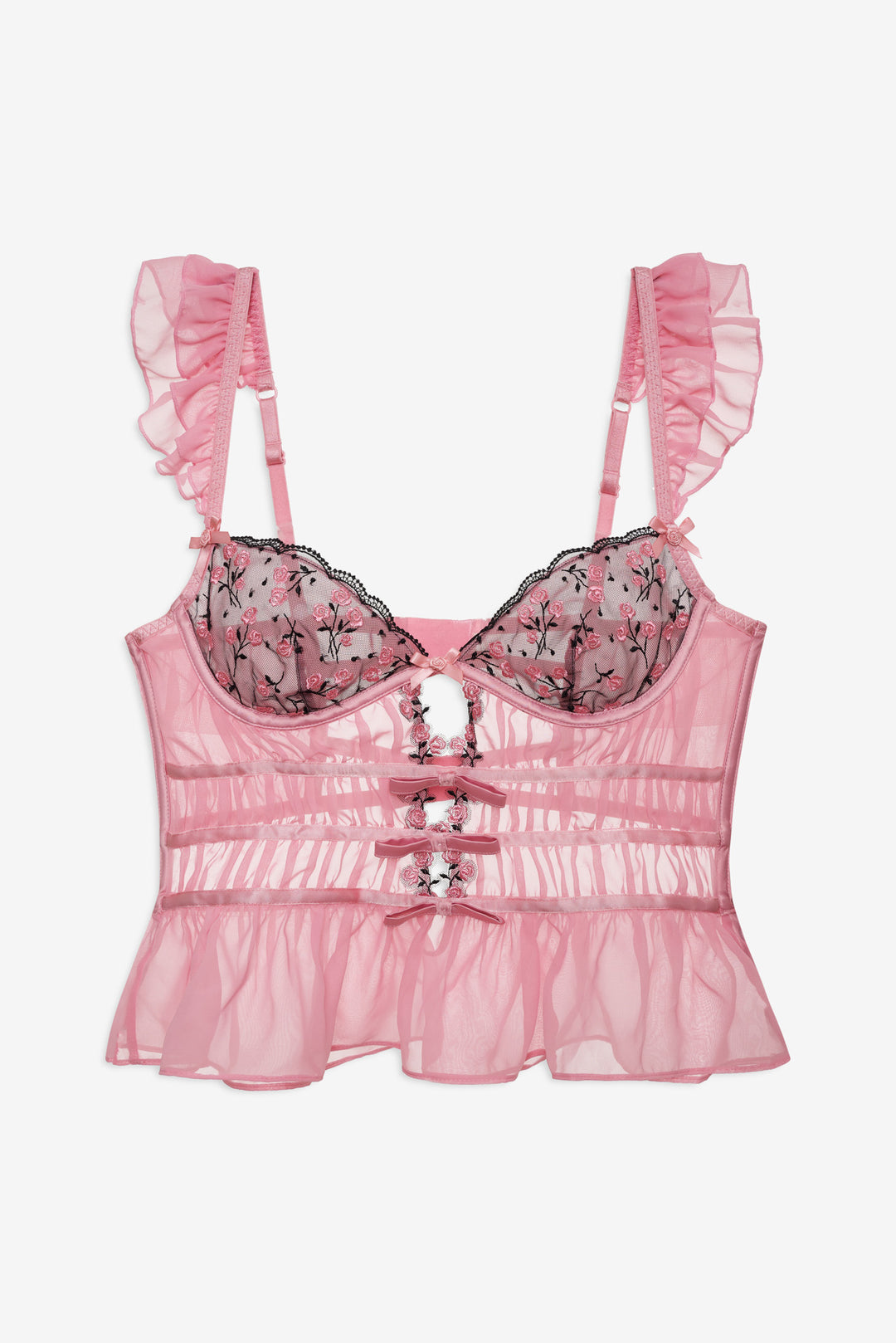 Rose Cluster Bustier — Pink - Image 4
