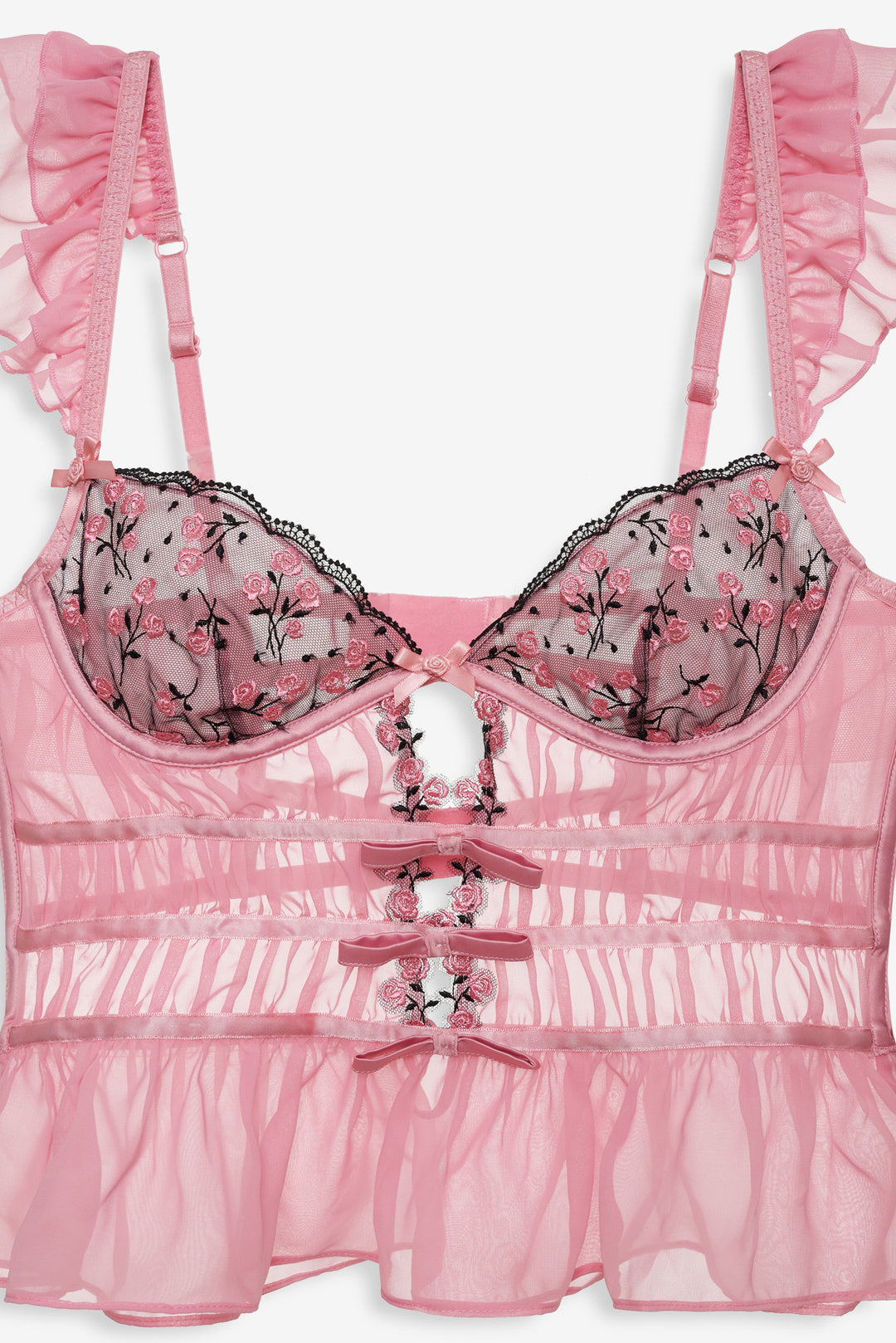 Rose Cluster Bustier — Pink - Image 5