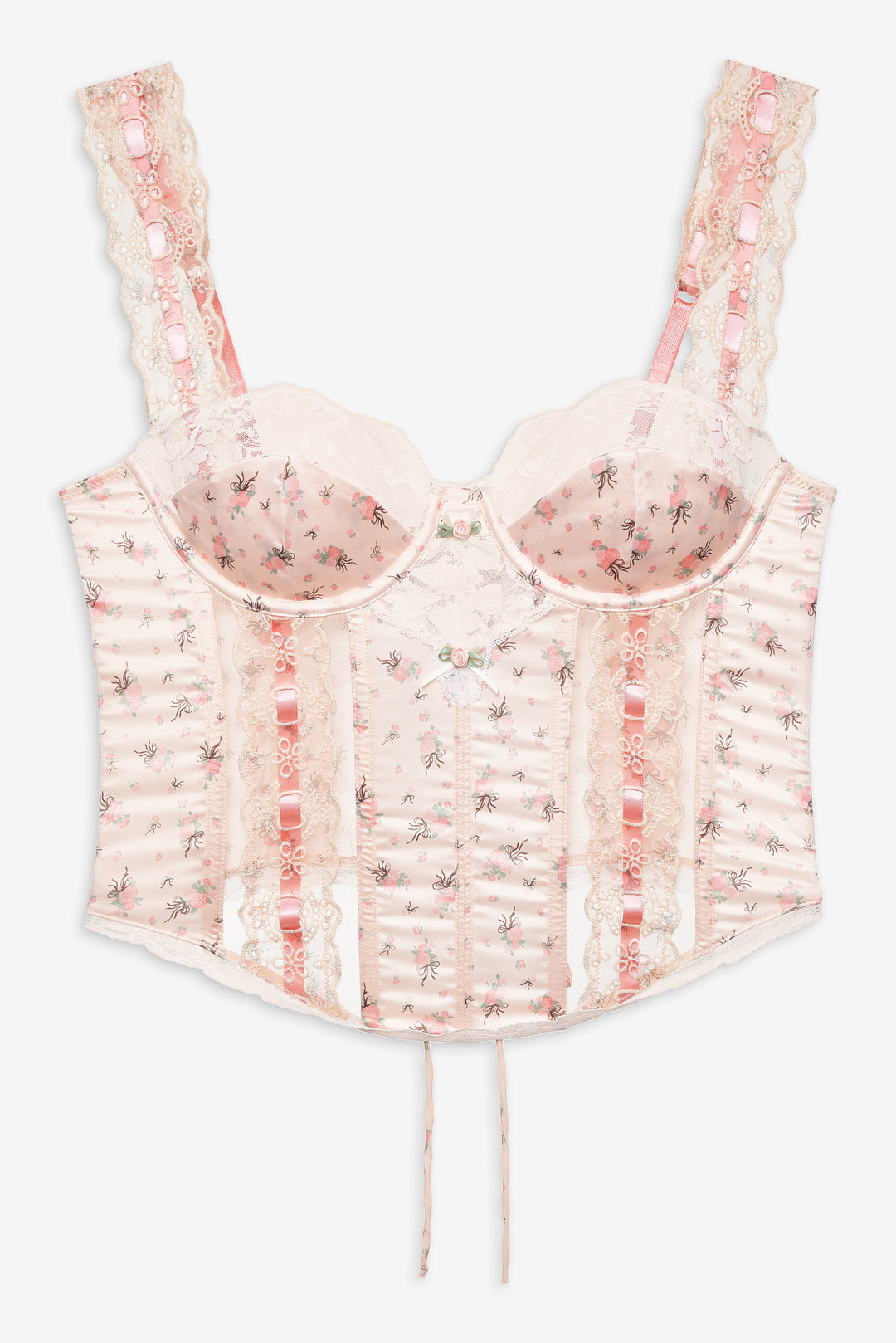 Peaches & Cream Bustier — Peach - Image 5