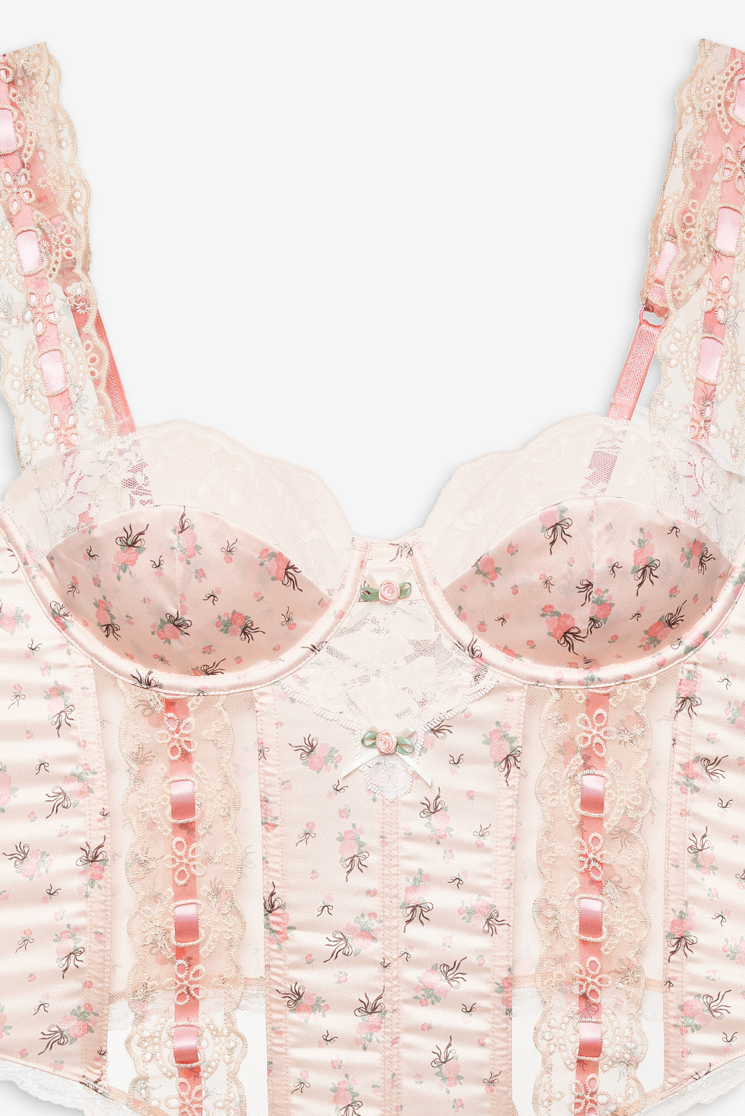 Peaches & Cream Bustier — Peach - Image 6