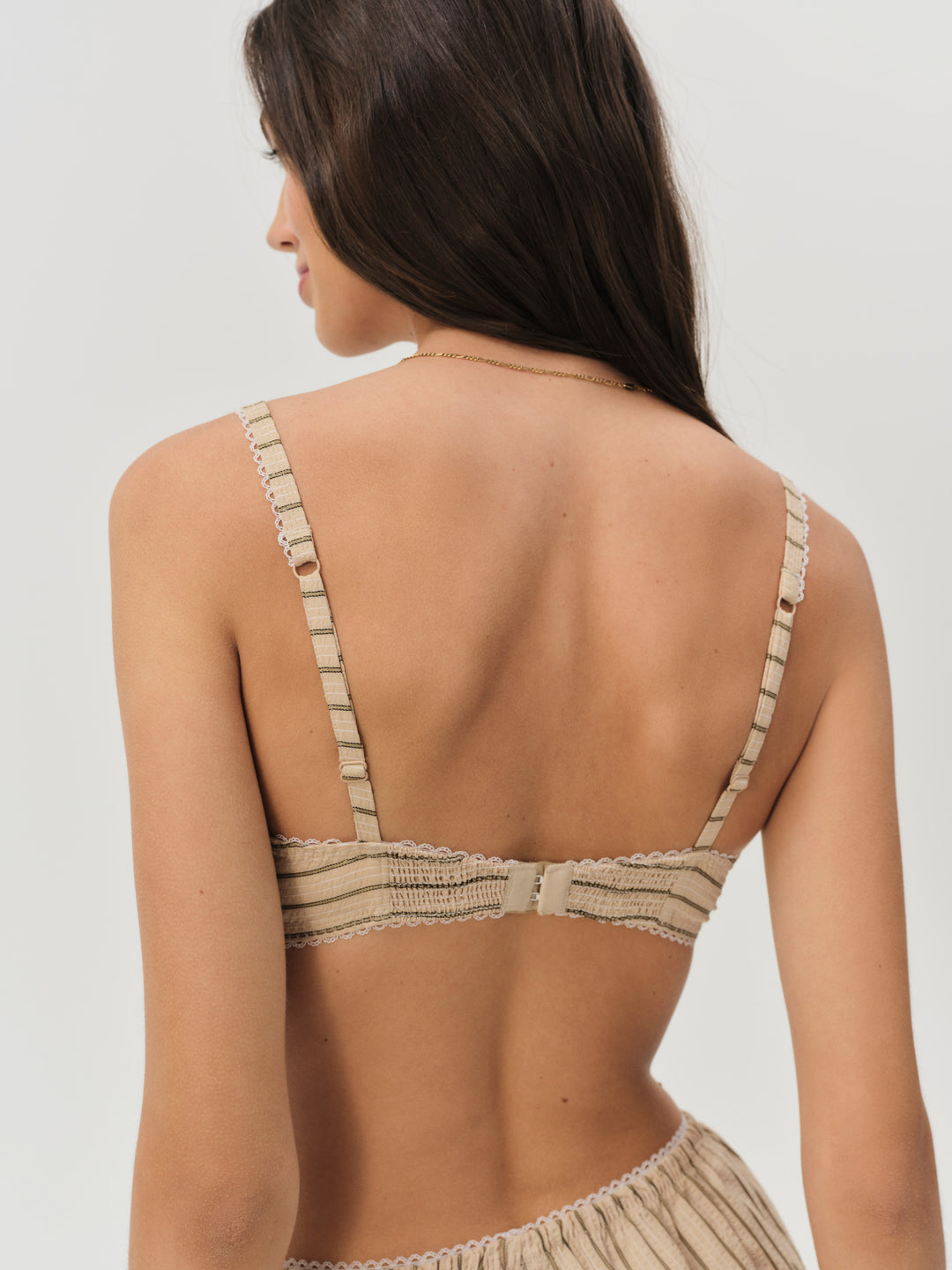Mindy Underwire Bra — Brown - Image 2
