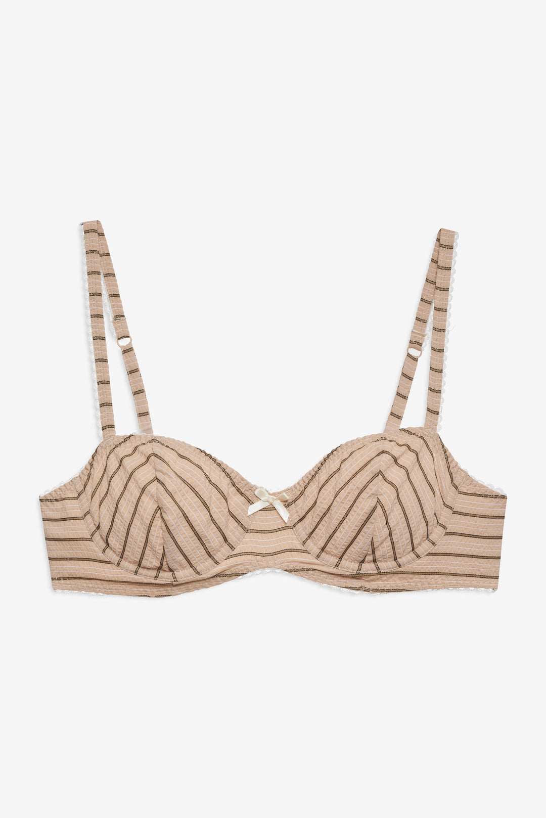 Mindy Underwire Bra — Brown - Image 5